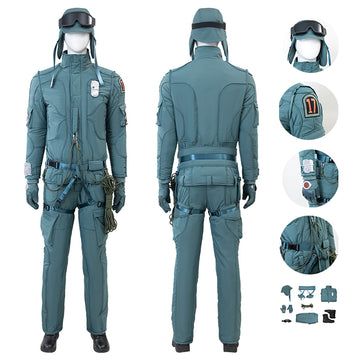 2025 Movie: Mickey 17 Robert Pattinson Cosplay Costume Halloween Outfit Becostume
